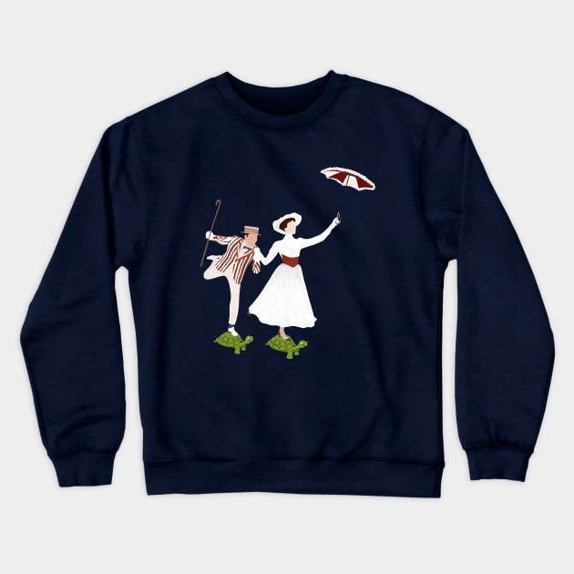 mary and bert Crewneck Sweatshirt by aluap1006